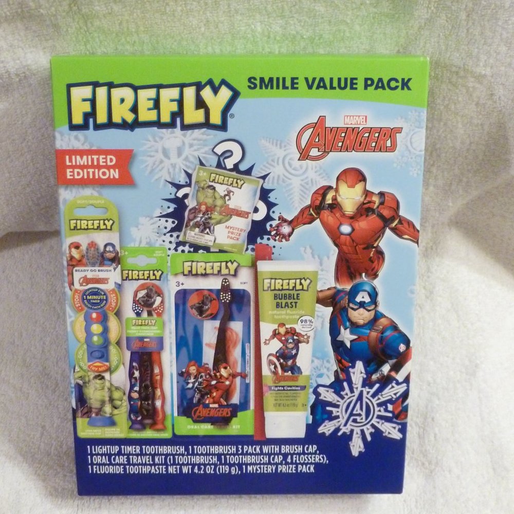 Limited Edition Firefly Smile Value Pack Marvel Avengers NEW